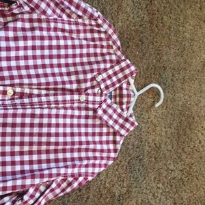 Long sleeve boy’s medium button down shirt